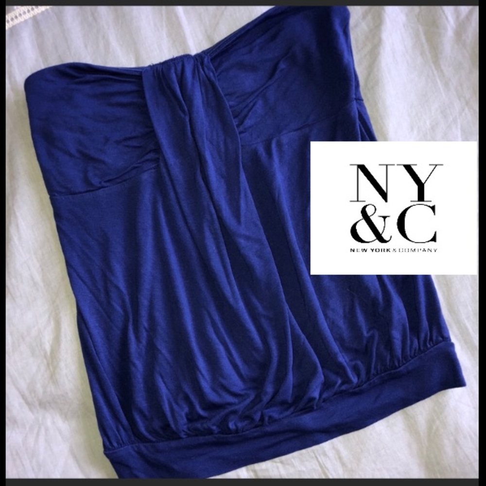 NY&CO Strapless GORGEOUS BLUE!💕✨👌🏼